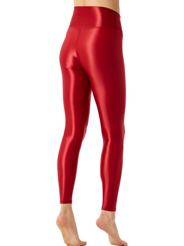 Freebily Womens Glossy Shiny Stretch Pants Solid Slim Footless Workout AU - Picture 44 of 107