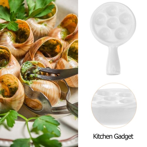 Escargot Plate Oven Escargot Plate Dish Ceramic Snail Dish Ceramic Mushroom Dish - 第 12/12 張圖片