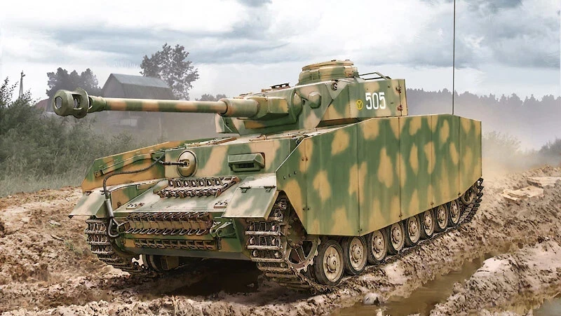 Modello Da Montare, Panzer IV Ausf. H, Fanteria Corazzata 61, 1:35 Italeri - Immagine 2 di 4