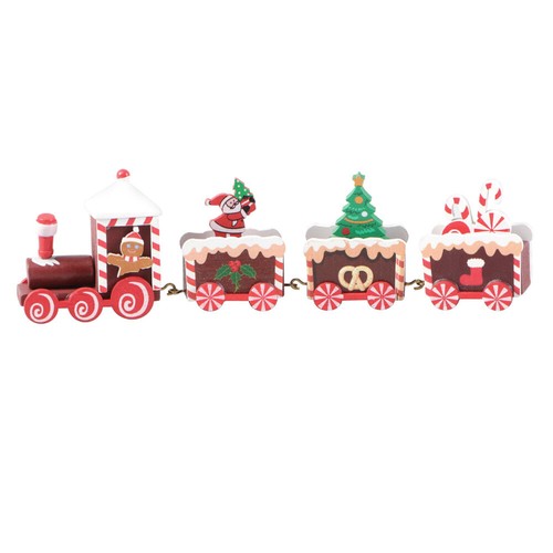 Zug Desktop Schmuck Weihnachten Zug Ornament Spielzeug Cartoon Zug - 第 4/11 張圖片