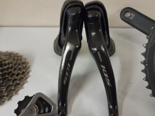 SHIMANO 105 BLACK PARTIAL GROUPSET - Picture 2 of 6