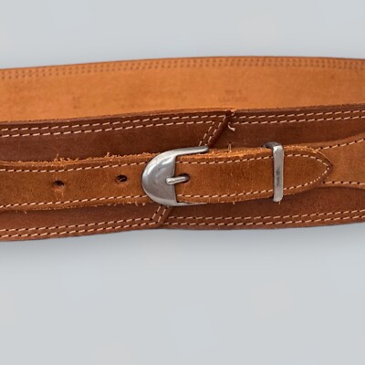 VTG 80 BANANA Republic BELT England Leather BOHO Fits Size 28/70 VTG 80 BANANA Republic BELT England Leather BOHO Fits A 30  main image 2