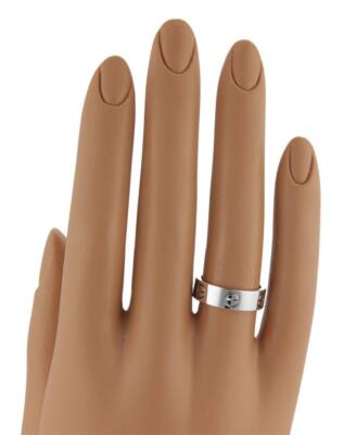 Cartier Love Platinum 5.5mm Wide Band Ring Size EU 48-US 4 | eBay