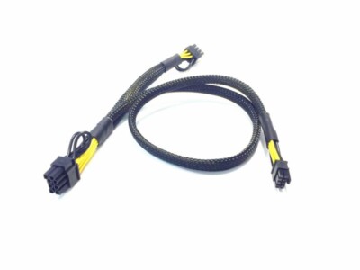 mini 8Pin to Dual 8pin(6+2) GPU PCI-E Power Cable for HP Server DL380 Gen10