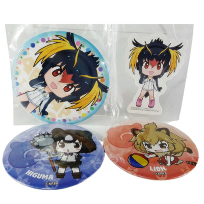 Kemono Friends Can Badge Button Set Anime Manga Japan