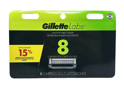 Gillette Labs Razor Blade Refills 8 Cartridges
