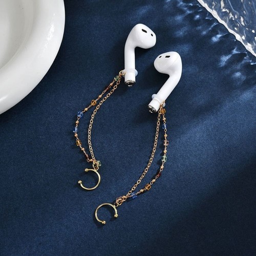 2pcs/pair Ear Decor Earphone Anti-Lost Chains Wireless Earphones Accessories - Picture 19 of 19
