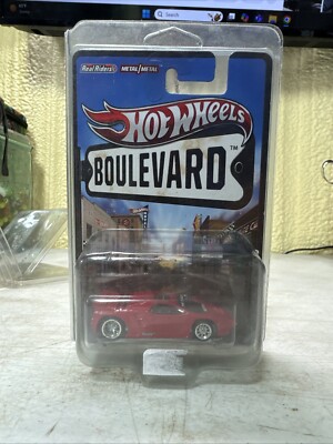 Hot Wheels Premium Boulevard Vector W8 Twin Turbo Ahead of its Time Card Warped