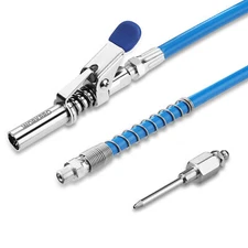 WORKPRO 3 PCS Grease Gun Coupler Set 10000PSI w/1/8" NPT Grease Gun Fittings