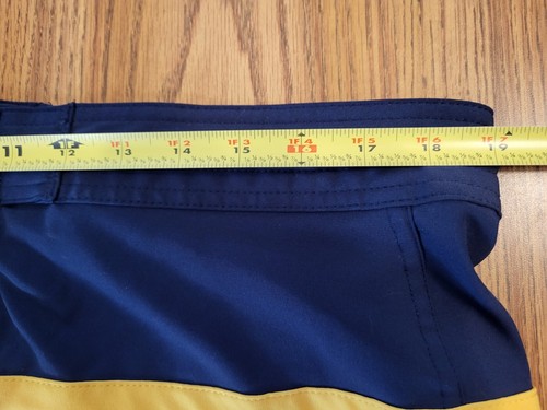 Old Navy California Blue Yellow White Strip Boardshort Swim Trunks Mens 36 - Picture 4 of 8