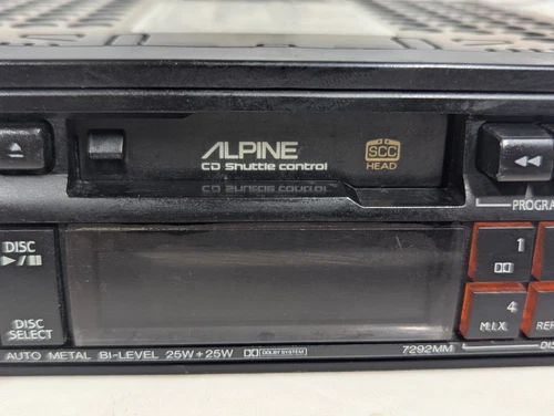 Alpine 7292MM Car Stereo With Cassette Vintage - Picture 5 of 13