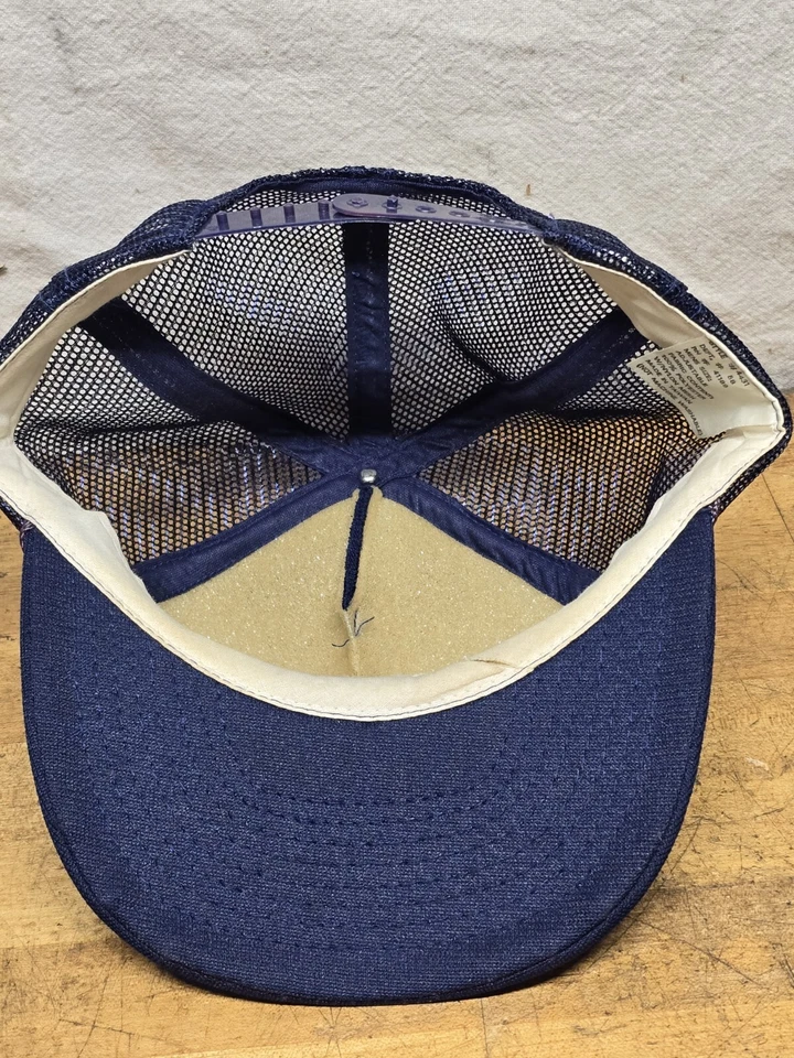 Gorra de camionero azul vintage GMC diésel camión Snapback Foto 3 de 4