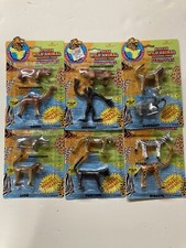 Vintage Bendable African Wild Animals Preserve Park set Imperial Toys 1993