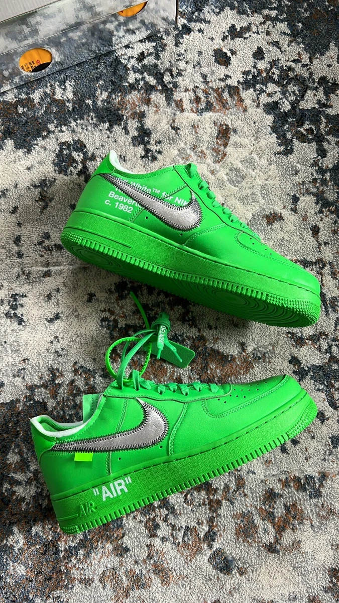 Green Spark' Off-White x Nike Air Force 1s Release Next Week