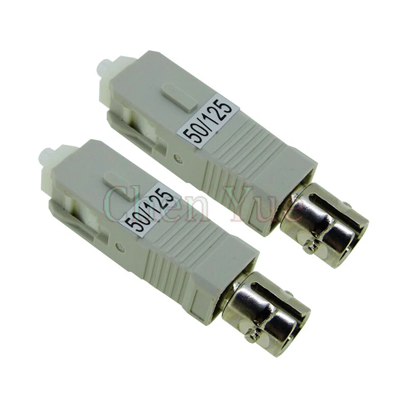 2pcs MM 50/125 ST Female to SC Male Fiber Optic Adapter SM ST-SC Hybrid Adapter - Image 3 of 4