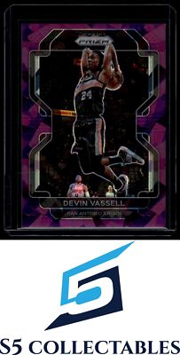 2021-22 Panini Prizm #130 Devin Vassell Purple Ice #/149 1215