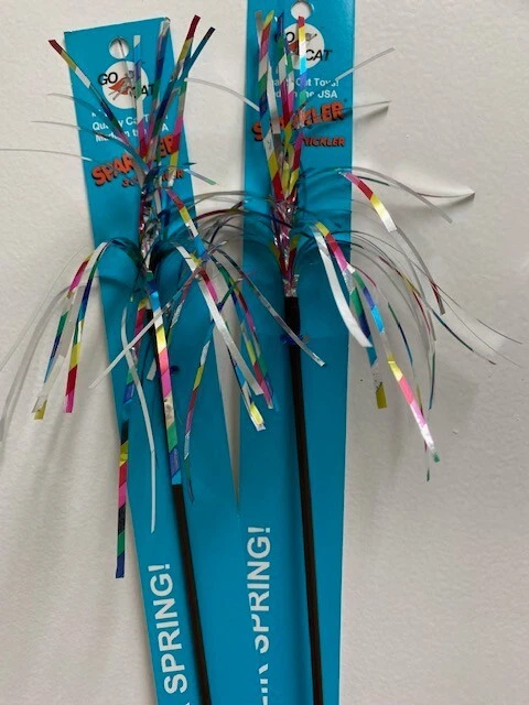 2 COUNT MYLAR SPARKLER WAND GO CAT INTERACTIVE TOYS 36 inch WANDS
Opens in a new window or tab