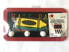 Hall Pass Chalkboard Set 1 board  4 passes Teacher Supplies Class Study Decor