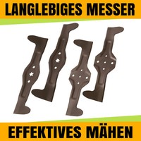 "4 X Messer 464 Mm FüR Husqvarna Partner Craftsman 36\" (92 Cm)"