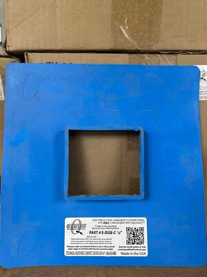 Quickflash E-DGB-C 7/8'' ELECTRICAL DUAL GANG BOX FLASHING PANEL (Box 24)