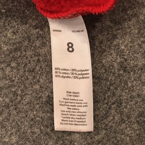 Carter's Girls Sz 8 Merry Everything! Pullover Sweatshirt Shimmer - Picture 5 of 11