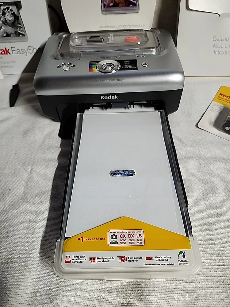 Kodak Easy Share Digital Photo Printer Dock w/ Power Supply Bundle