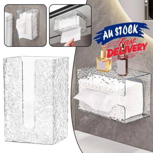 Multifunctional Glacier Pattern Tissue Box Tissue Holder Face Towel Storage - Picture 1 of 10