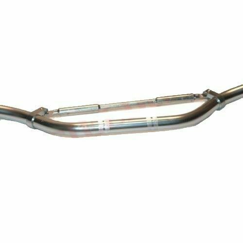 Motocross Trail Dirt Bike 7/8" Braced Bars Silver Color Aluminium