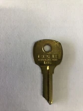 RO 9 Key Blank. See Pics For Cabinet Locks It Fits. One Key