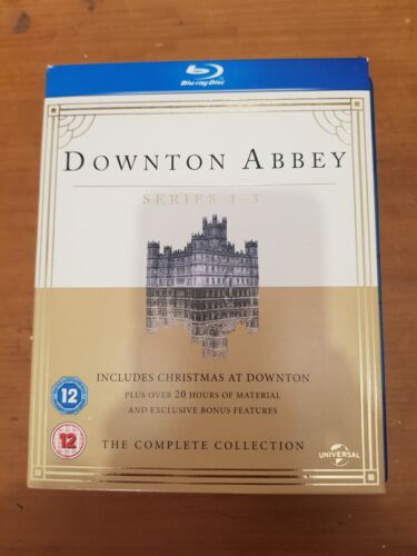 Downton Abbey S1-3 incl. Christmas at Downton's Box Set Blu-ray UK region - Picture 1 of 2