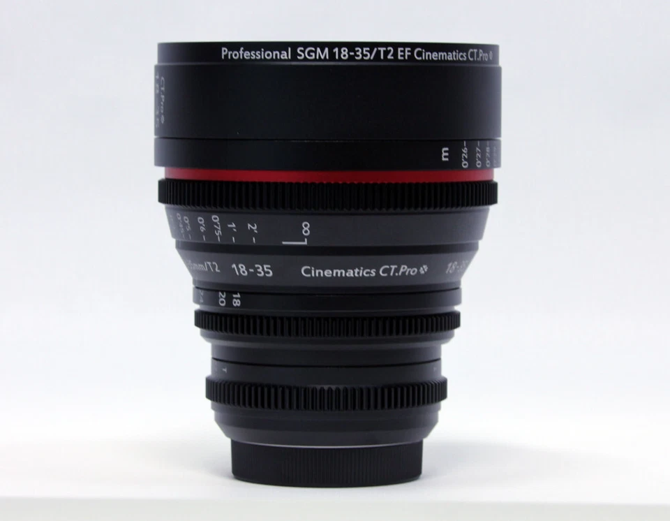 cine sigma 18-35mm t2 canon ef mount parfocal full manual har stops de clicked - Image 4 of 4