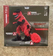 Remote Control Dinosaur Robot T-Rex Red 7.9 In NEW Sealed