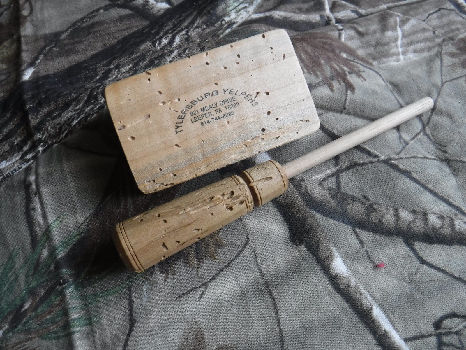 TURKEY  FRICTION CALL WORMY CURLY MAPLE  Pocket RED Slate TYLERSBURG YELPERS