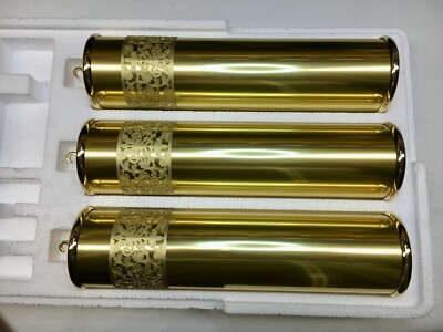 Grandfather Clock Weight Shells Only 60 mm x 245 mm Laser Cut Ring set of 3