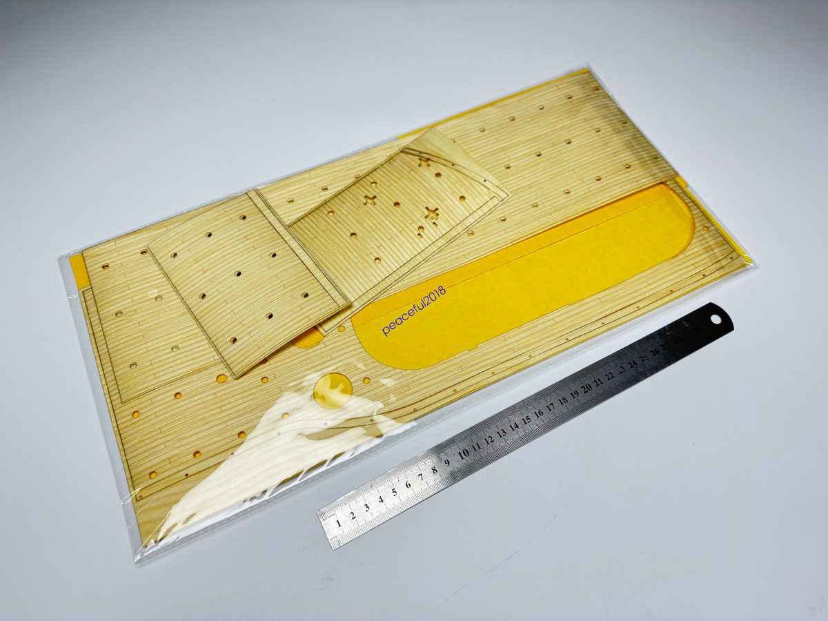 Yagiページ 1/35 Wooden Deck Upgrade Set for Border BS-002 IJN Akagi