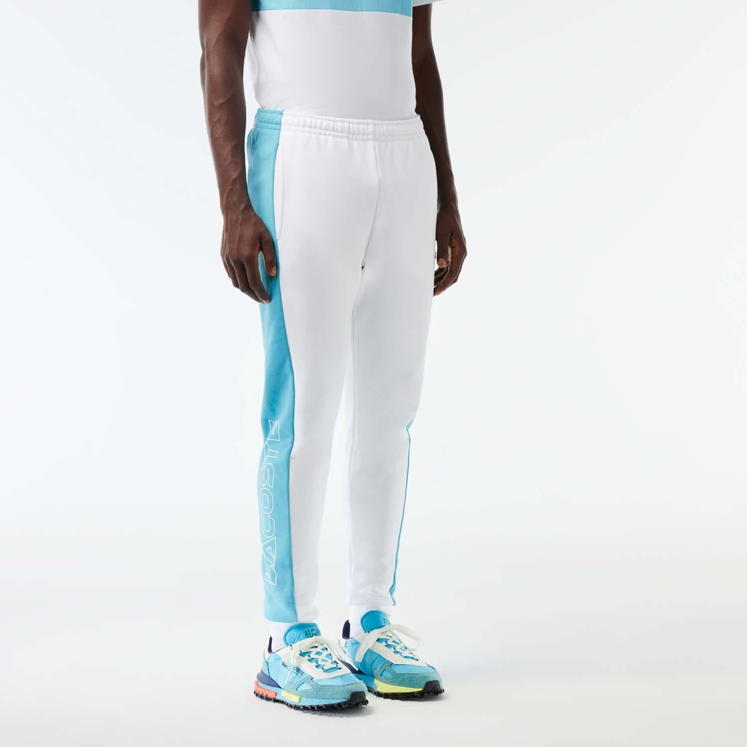 Herren Lacoste Colourblock Jogginghose in Wei 12890₽
