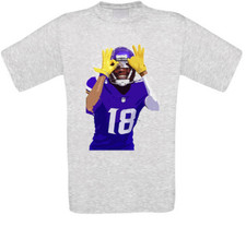 Justin Jefferson T-Shirt De Football Américain Du Minnesota Toutes Tailles NEUF