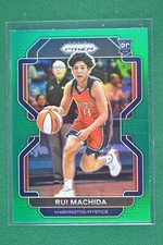 RUI MACHIDA 2022 Panini Prizm WNBA GREEN Holo RC Washington Mystics #20
