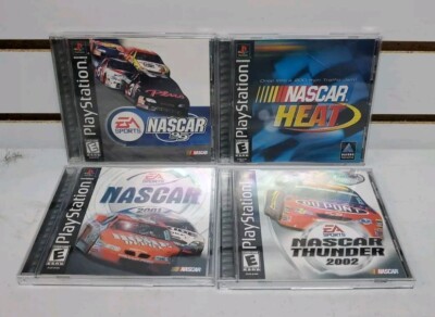 Nascar Racing Lot of 4 Games (PlayStation 1, Black Label, PS1) *Read Description