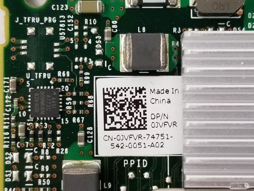 JVFVR Dell PowerEdge M620 M820 57810S-K 2-Port 10Gbs PCI-E Network Daughter Card - Picture 3 of 6