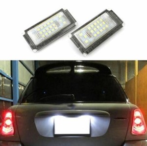 mini cooper license plate light cover