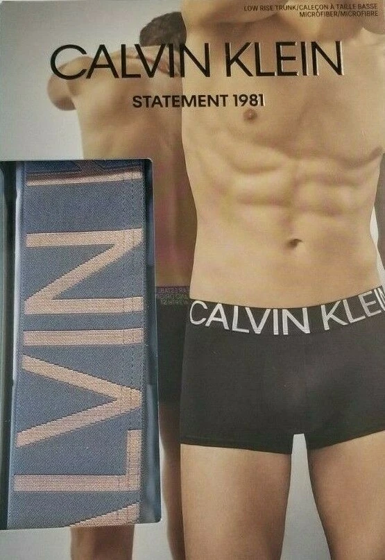 Calzoncillos Calvin Klein Statement 1981 de microfibra tiro bajo gris talla mediana Foto 2 de 4