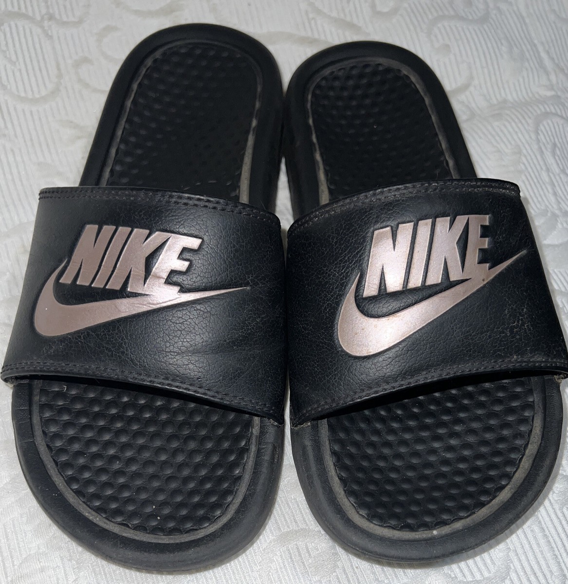 nike slippers couple