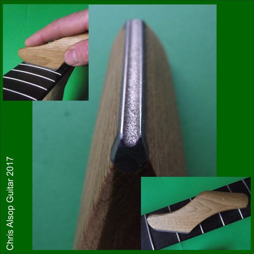 Diamond Guitar Fret Crowning File with Oak Handle 2.0mm Concave Profile TF085_20 - Picture 6 of 9