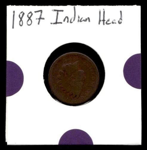 1887 Indian Head Cent #1C Philadelphia Mint A5