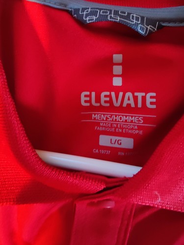 *NEU** Herren Gr. L Dri HyVee Lebensmittelgeschäft Mitarbeiter rot Arbeitshemd Hy-Vee - Bild 4 von 4