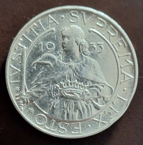 San Marino, 10 Lire 1933, KM#10, Silber - Bild 1 von 2