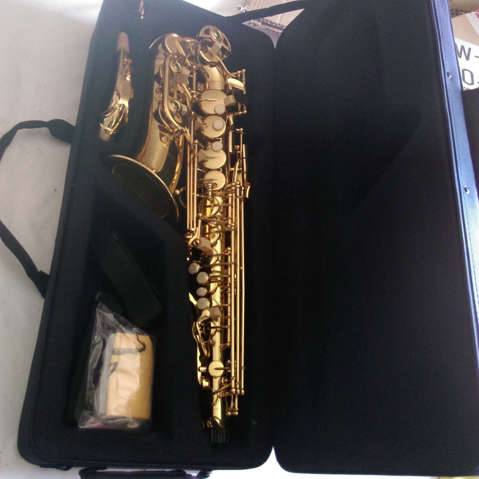 Saxophone alto Chevallier 6430 L en mi bémol avec vernis doré haut de gamme