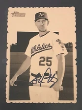 ⚾️ 2018 Topps Heritage High Number '69 Deckle Edge #16 Stephen Piscotty NRMT ⚾️