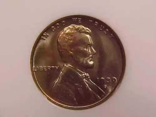1939 S LINCOLN CENT - COLOR - NGC MS 67 RD - SEE PICS! - (G1694)